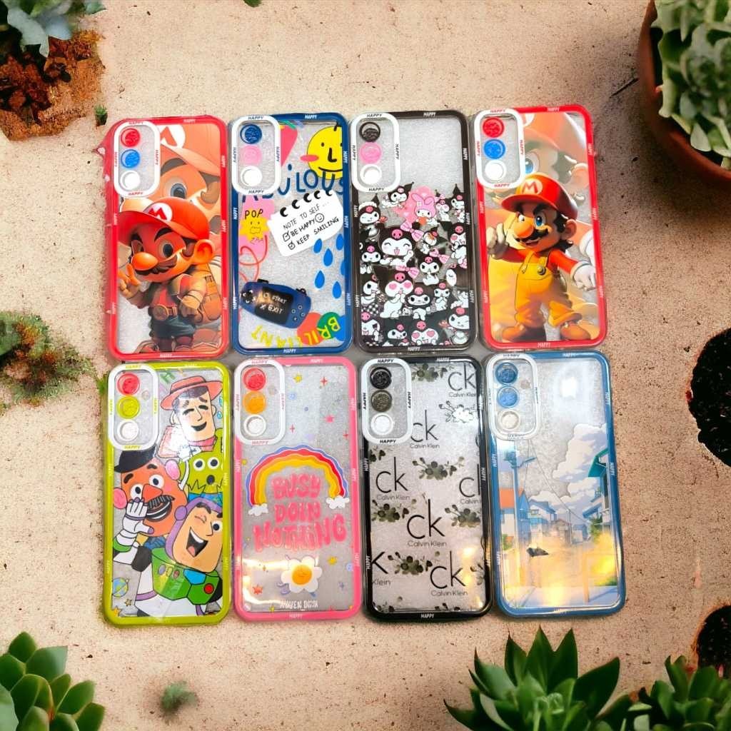 [ OPPO A5 2020 / A9 2020 / A57 2022 ] SOFT CASE CORAK CLEAR TRANSPARAN / CASE CORAK KARTUN BENING / 