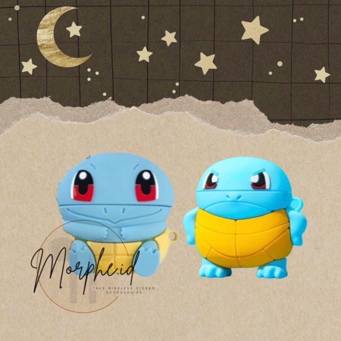 CASE SILICONE PROTECTOR AIRPODS AIRPOD PRO 3D SQUIRTLE POKEMON