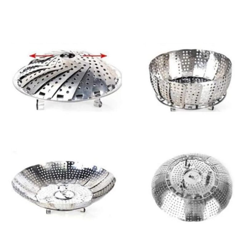 Steamer lipat alat kukus stainless / kukusan panci