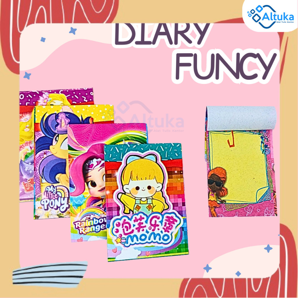 

Diary Funcy / Notes Lucu / Memo Funcy Motif Lucu