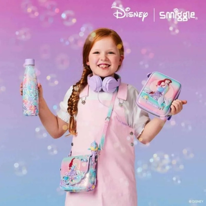 

Andma AJT-968 SMIGGLE ORI Disney Ariel Pencil Case