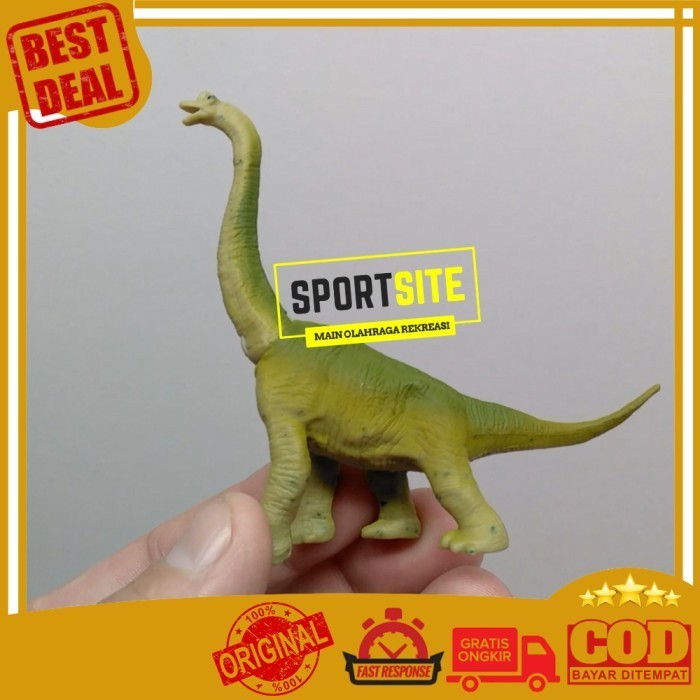 Jurassic World Dino Escape Mini Action Dino Figure Mainan Ori Mattel - 43P Brachiosaur -KA67