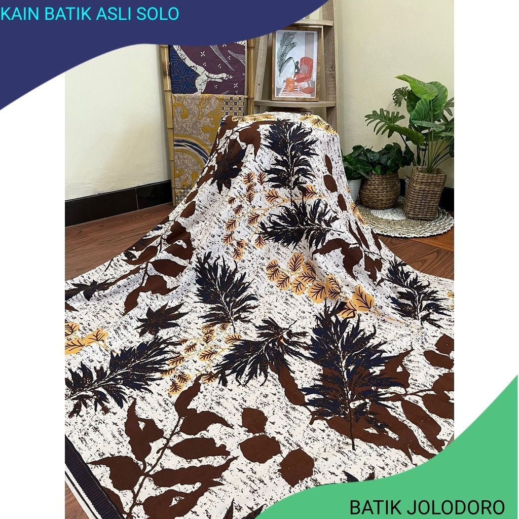 Kain Batik SOLO Daun Ecoprint