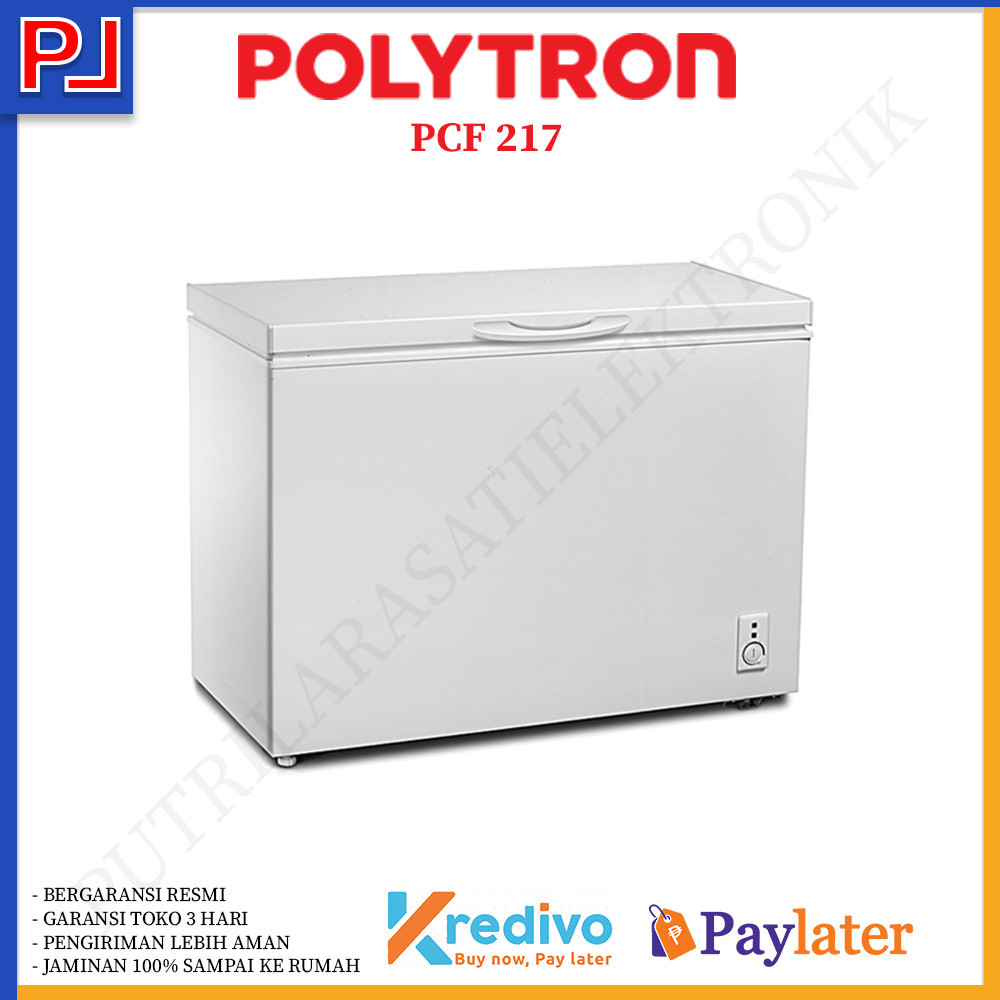 Chest freezer Polytron Kapasitas Besar 200 Liter Type PCF-217 BANDUNG, JAKARTA & JAWABARAT