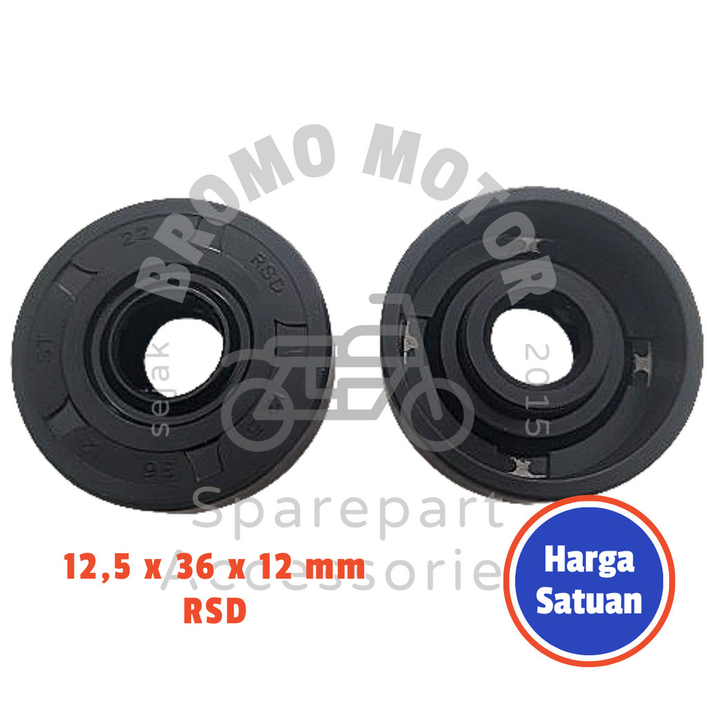 Oil Seal Monoshock Honda Megapro/Kawasaki Ninja R 12,5 36 12 mm (Sil Oli Rear Shockbreaker Sokbeker 