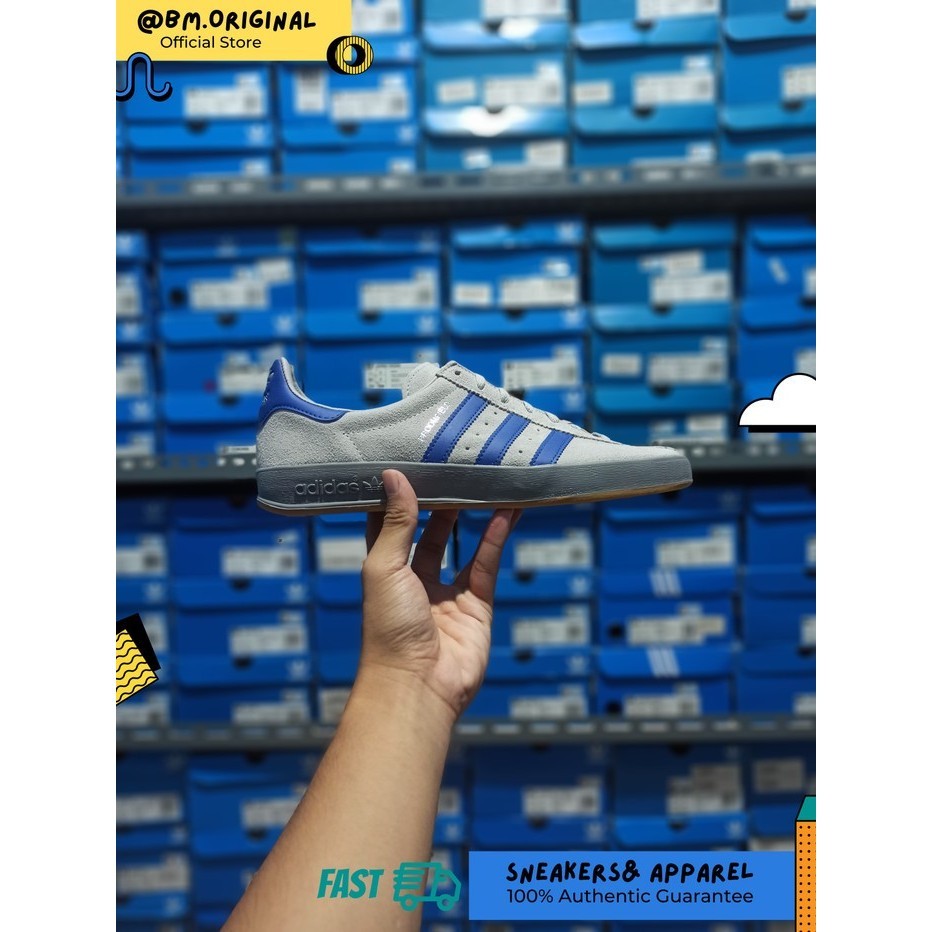 Adidas Broomfield Grey Two Royal Blue Silver Metallic H05234