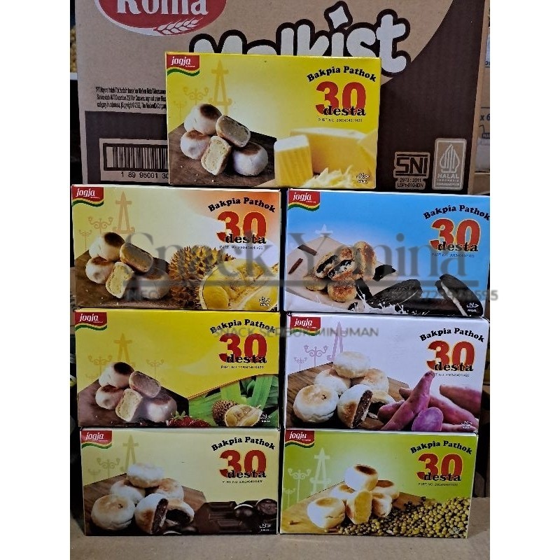 

Bakpia Pathok Kering jogja Aneka Rasa isi 16 bijiGratis Ongkir & COD