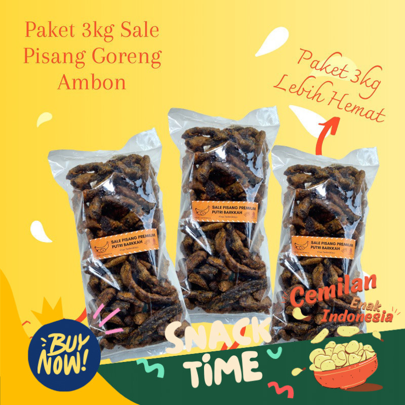 

Special Diskon 3 KG- PAKET HEMAT SALE PISANG PUTRI BARKKAH