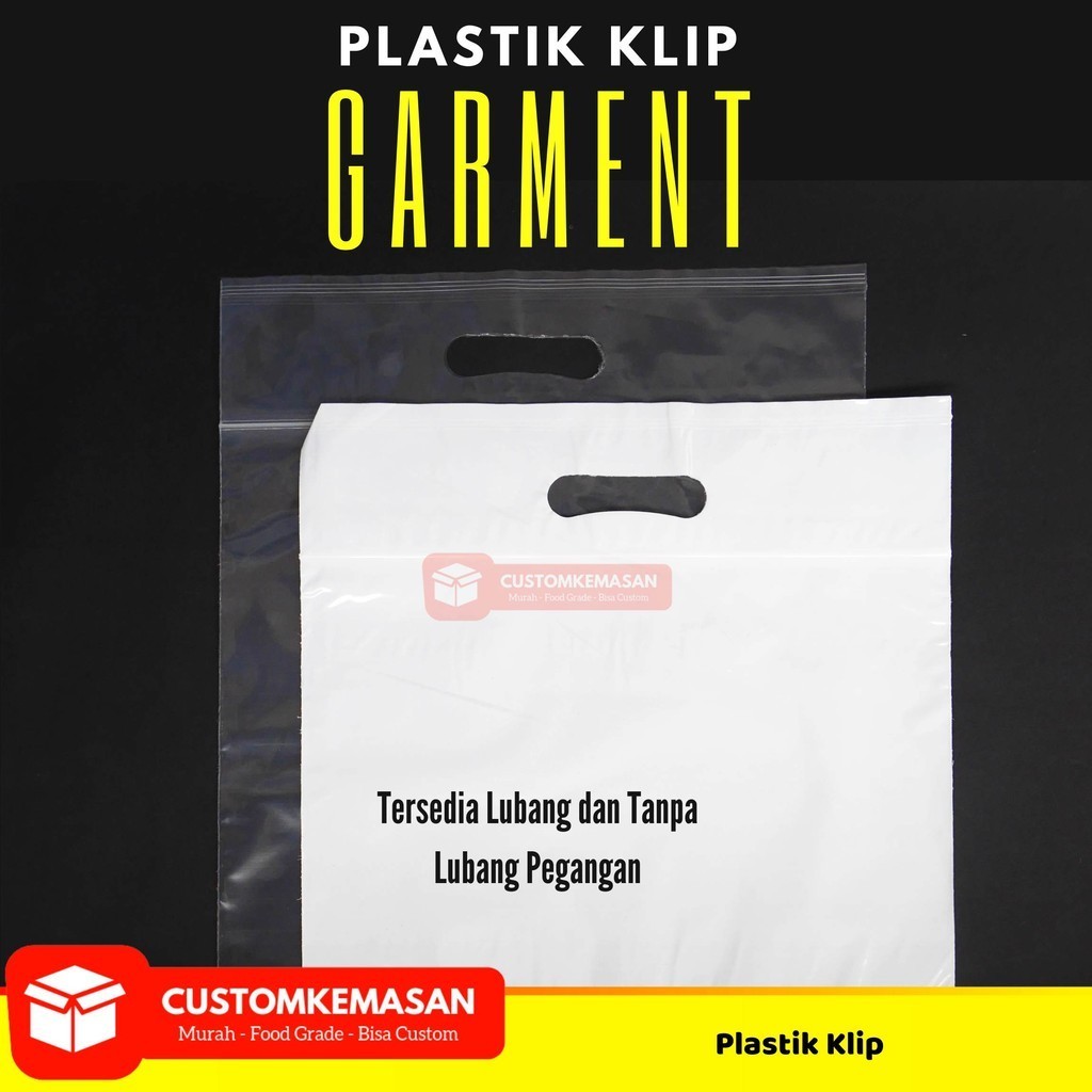 Plastik Klip Baju / Plastik Klip Besar / Plastik Klip Plong / Plastik Klip Ziplock / Plastik Zipper