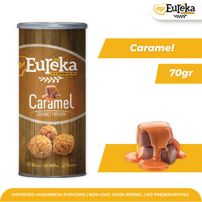 

New Eureka Popcorn CARAMEL CAN 70gr