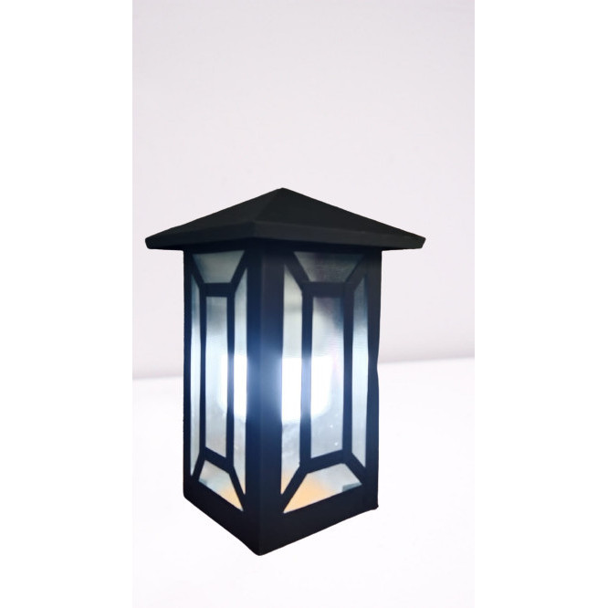 Lampu dinding pilar tempel-Lampu hias dinding tempel