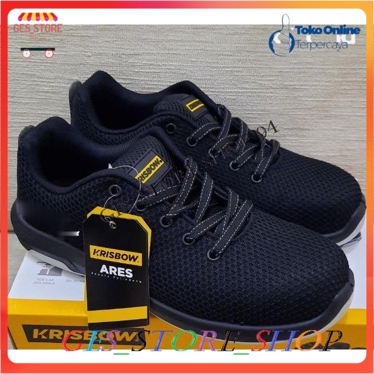 PROMO Sepatu Safety Krisbow ARES ||Safety Shoes Krisbow ARES || Sepatu Safety Krisbow ARES sporty