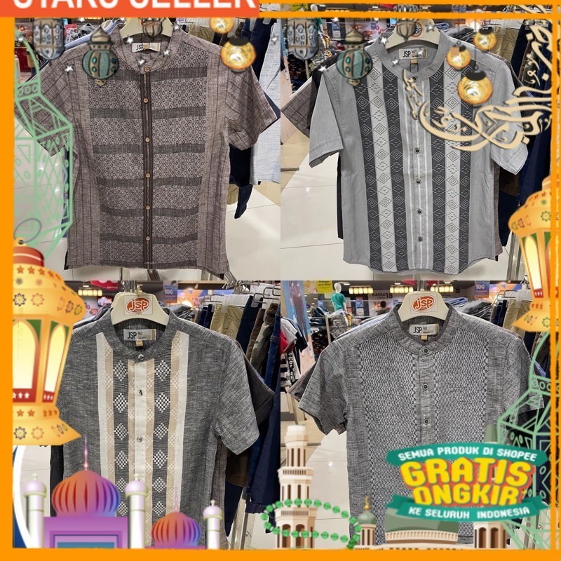 Kemeja koko gamis anak laki-laki JSP Kids (4-14 tahun)/ Pink Dusty Fanta Merah muda