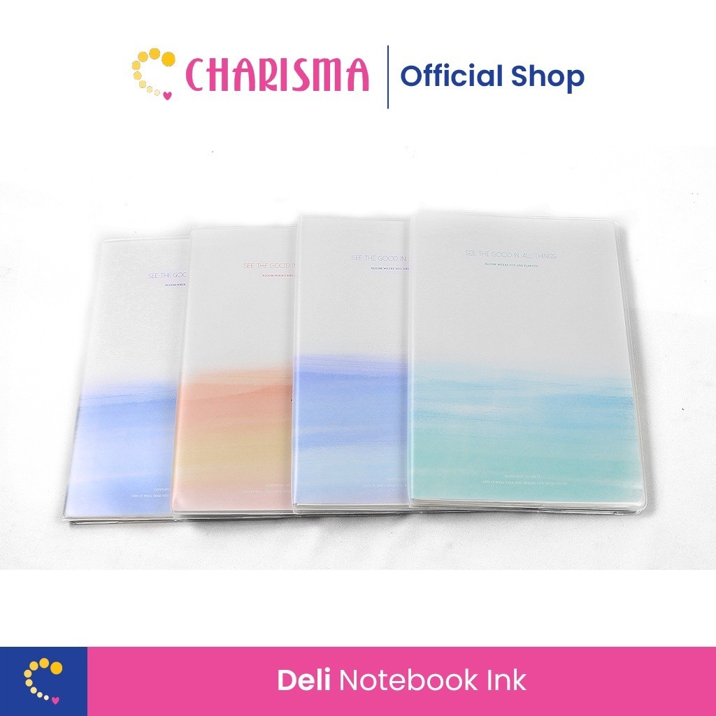 

Deli Pvc Notebook - Buku Catatan Motif Ink 97612