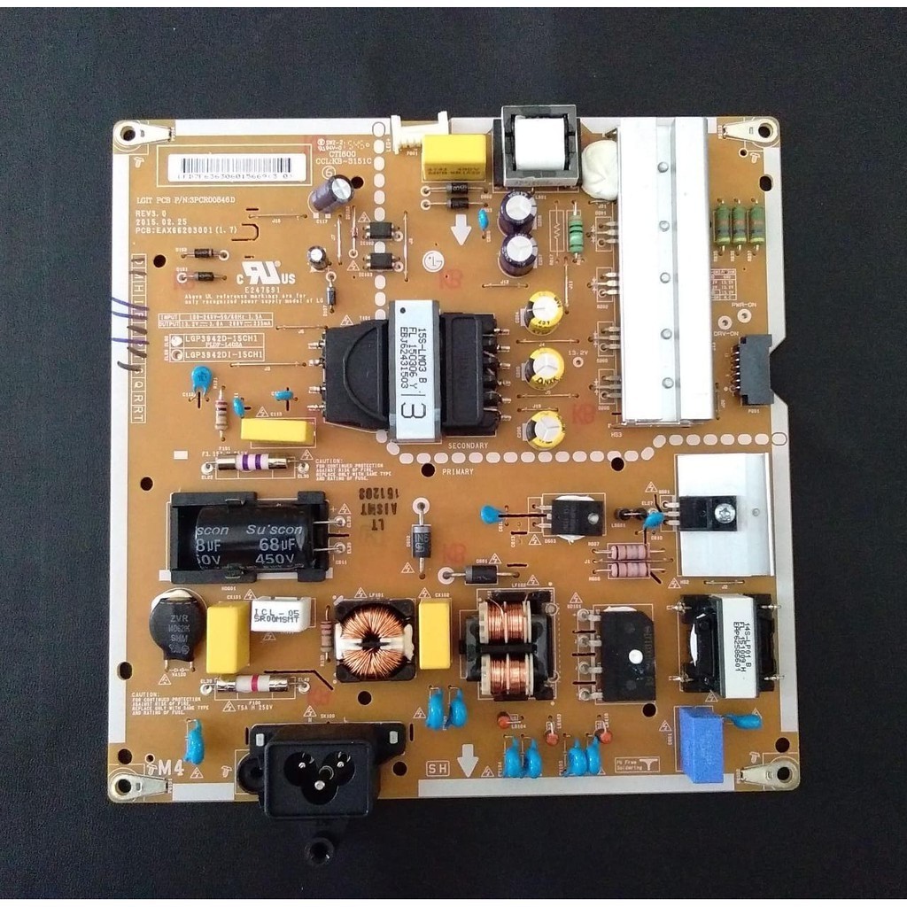 POWER SUPPLAY TV LED 42 INCH LG 42lf560T / 42LX531H / 42LX530S / 42LX330C / 42LF561T / 42LF550A