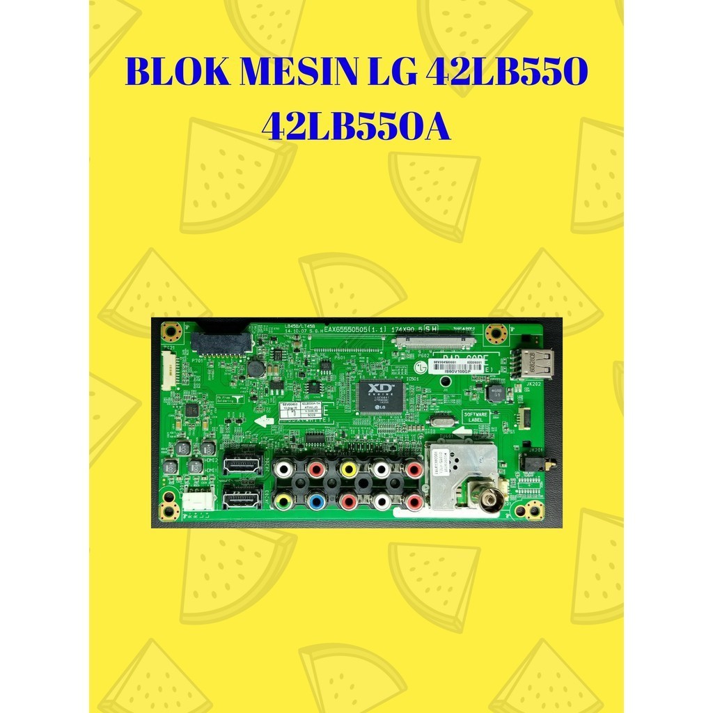 BLOK MESIN TV LED 42 INCH LG SERI 42LB550 / 42LB550A