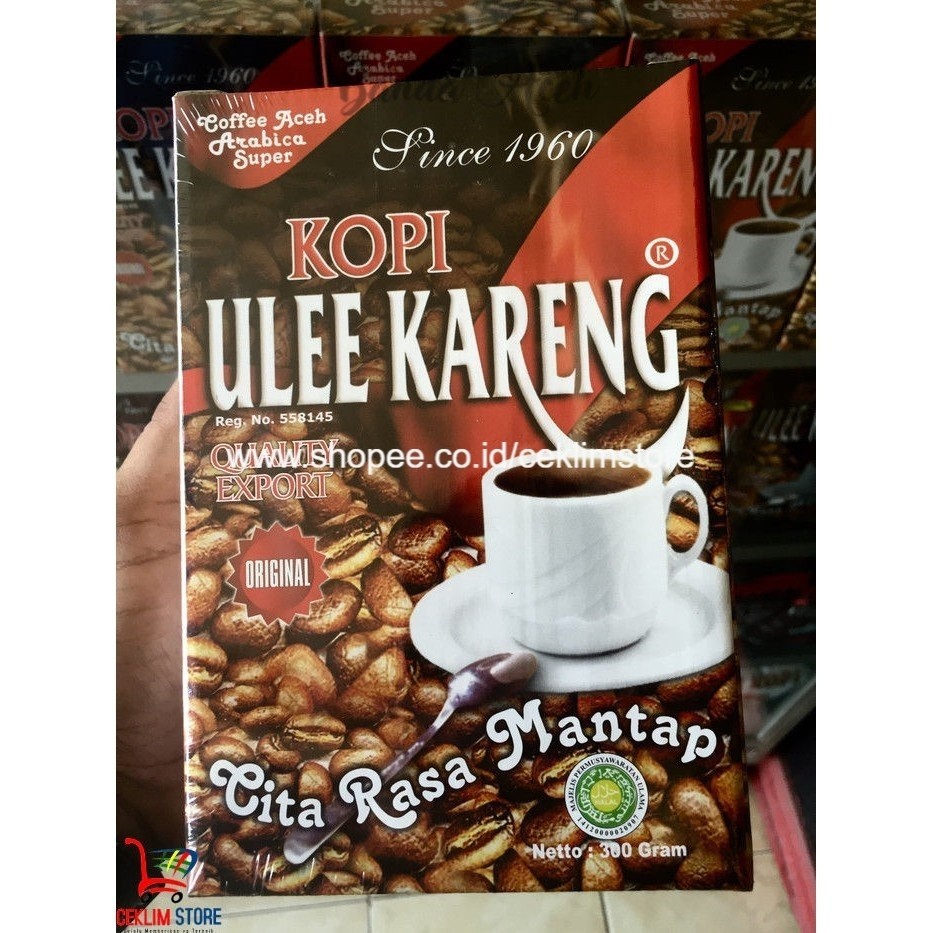 

Kopi Ulee Kareng Arabika Super kotak Lux 300 gr | kopi Aceh | bubuk kopi | Kopi Arabica