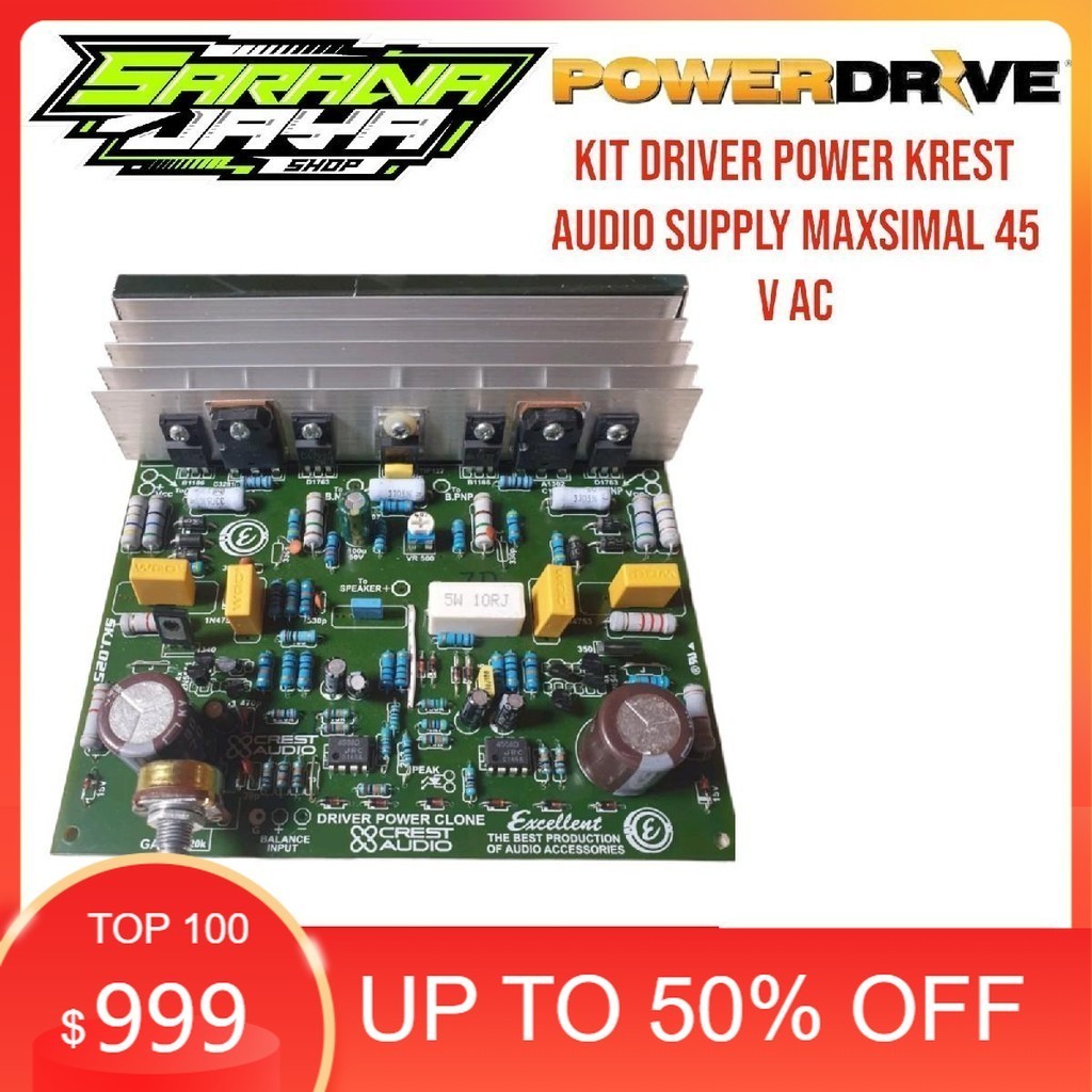 KIT Driver Power CREST AUDIO ,DRIVER POWER CLASS CREST AUDIO