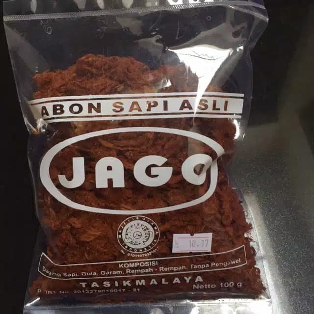 

NEW | ABON SAPI CAP JAGO KHAS TASIKMALAYA @250 GRAM