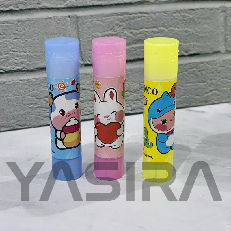 

SATUAN 1 PCS Glue Stick Karakter Lucu Fancy 10Gr