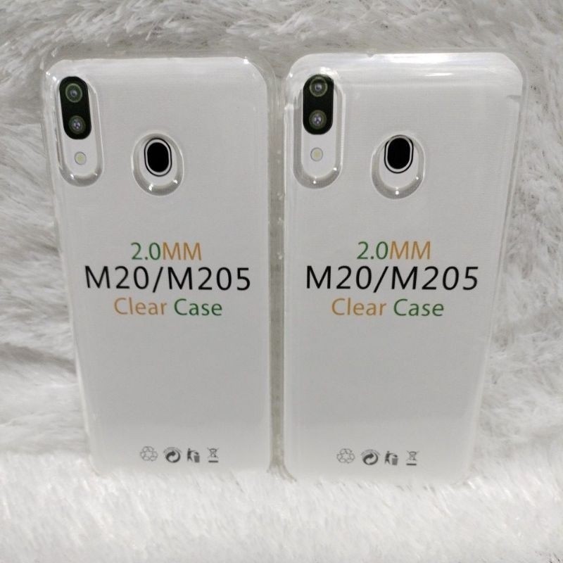 SoftCase Casing SAMSUNG M20 M20A Silikon Bening Transparan TPU Handphone