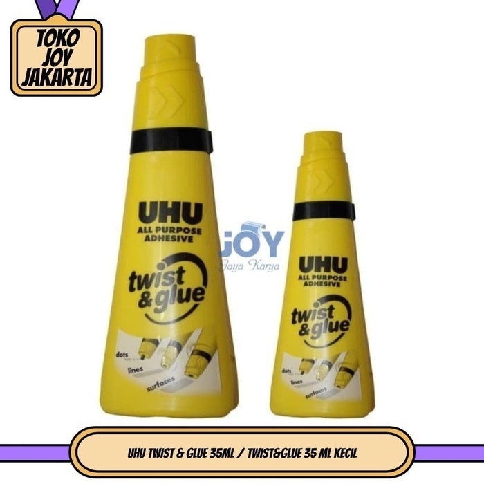 

UHU TWIST & GLUE 35ml / Twist&glue 35 ML Kecil