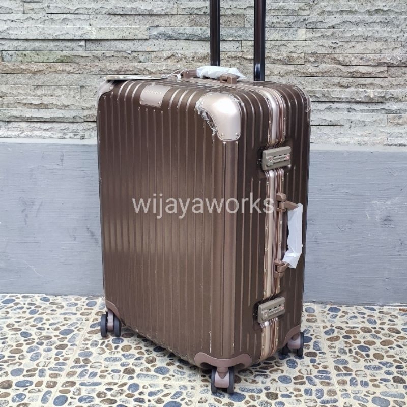 KOPER PREMIUM SEMI ALUMINIUM 28 INCHI NON ZIPPER Tanpa Resleting