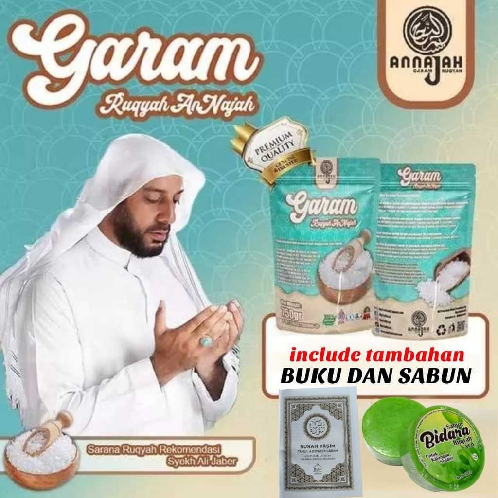 

Garam ruqyah annajah untuk tolak balak, pelarisanan, perlindungan dan keberuntungan