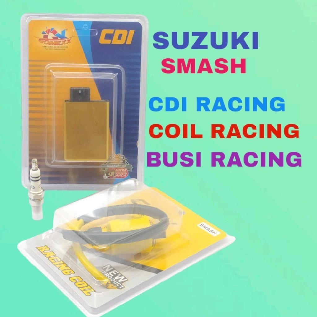 PAKET UPGRADE CDI RACING SMASH CDI RACING COIL RACING BUSI RACING