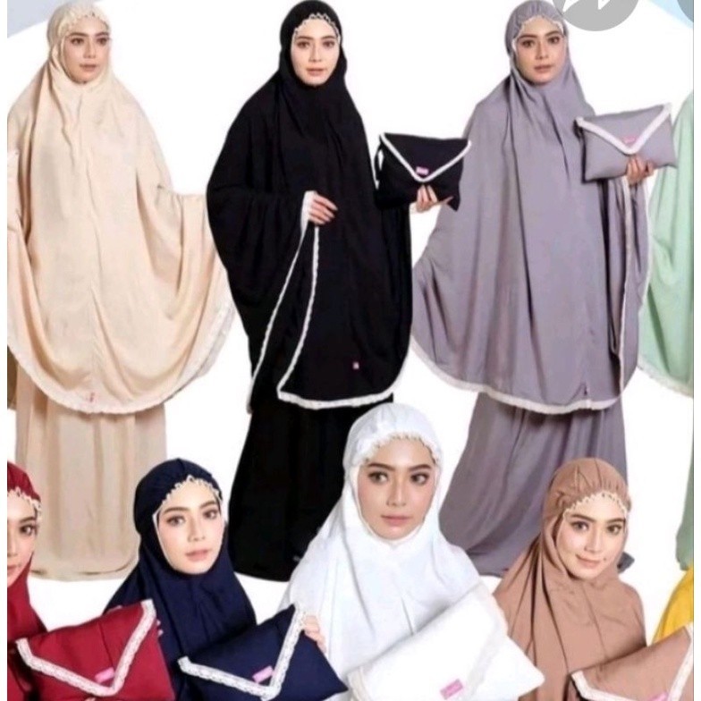 MUKENAH  100 3 PCS , MUKENAH HYGET DEWASA PREMIUM, MUKENAH TRAVEL GROSIR