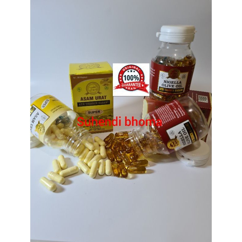 Paket asam urat super plus nigella olive oil