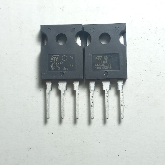 

TIP3055 TIP2955 1 set TR TRANSISTOR TIP 3055 2955 ORIGINAL asli ori 1set Fajar elektro 2