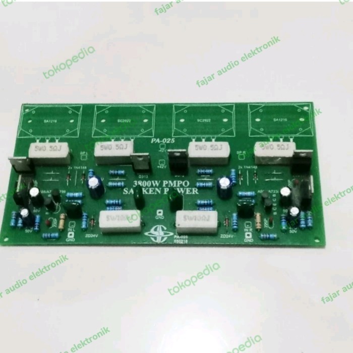 kit driver safari sanken stereo power amplifier 400w 400watt 400 mono - stereo Fajar elektro 2