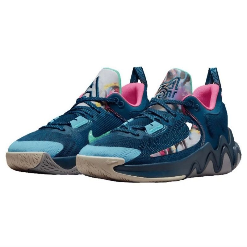 Sepatu Giannis Immortality 2 Floral High Premium Original