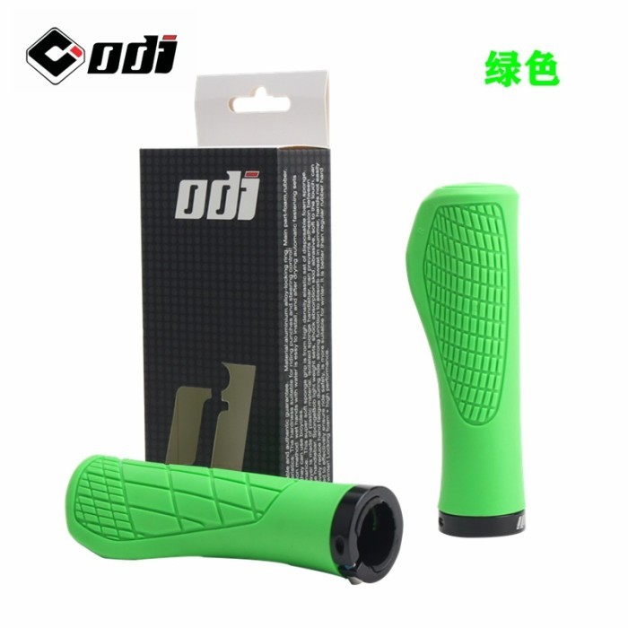 ODI OG20 Handgrip Grip Lock Karet Sepeda Hand Grip Rubber Sepeda Lipat MTB BMX - Hijau miyokaid