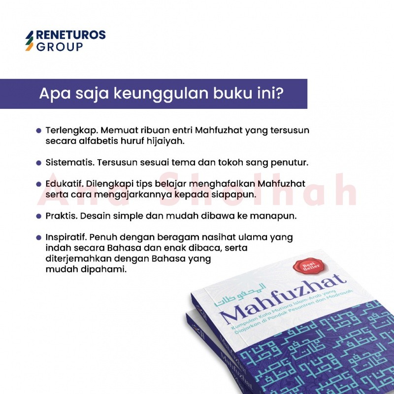 Buku Turos Mahfuzhat Mahfudzot Mahfuzat Kata Mutiara Islam Maqolah Ulama mahfudzat terjemah bahasa I