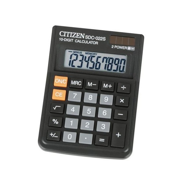 

KALKULATOR MURAH CITIZEN SDC 022 SR 10 DIGIT
