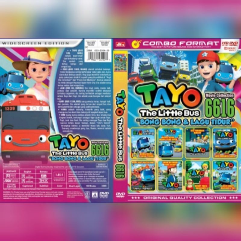 Kaset Film Kartun Anak Animasi TAYO 6616
