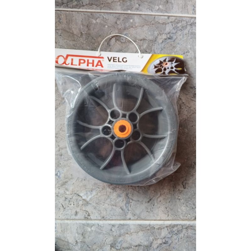 Velg Gerobak Alpha PVC + Laher Nylon/ Velg angklong Alpha
