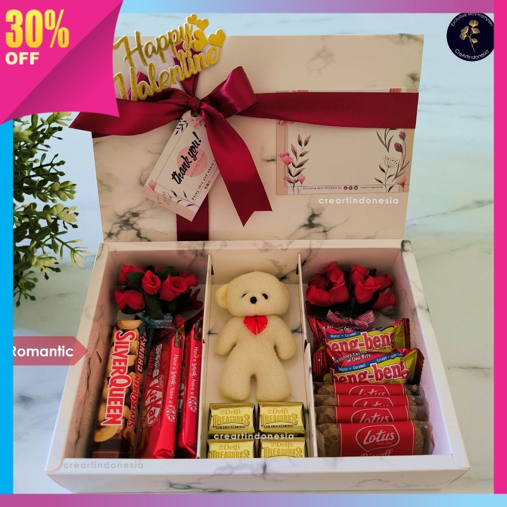 

TERMURAH KADO HAMPERS KEREN KEKINIAN / Hampers Valentine _ Premium Teddy Marble