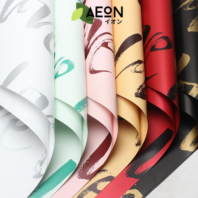 

AEON - FL48 TULISAN LOVE Kertas Bunga Paper Buket Motif Cellophane