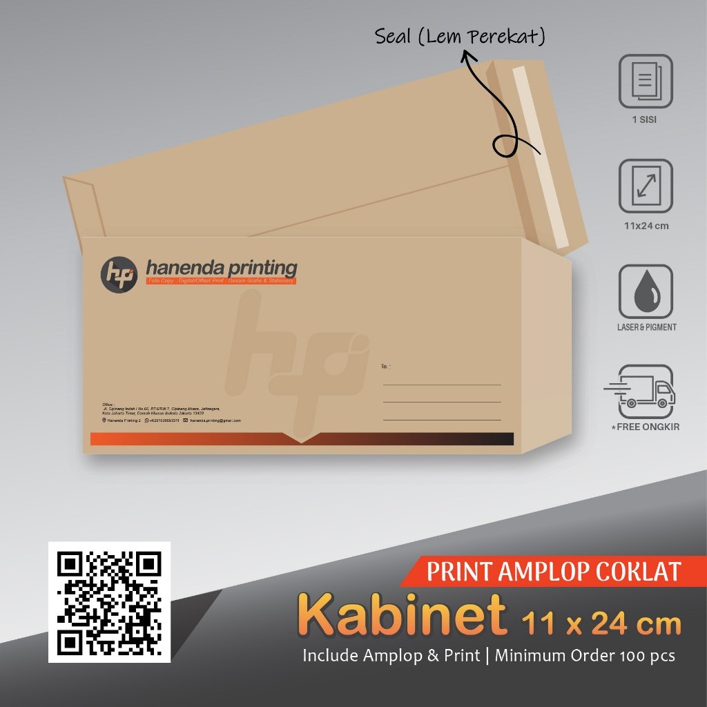 

PRINT CETAK AMPLOP COKLAT KABINET & SUPER KABINET - Chayra
