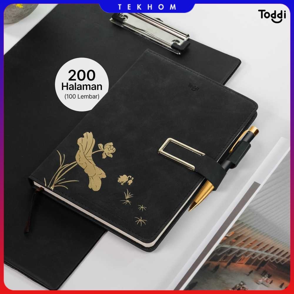 

Toddi Buku Jurnal Leather Notebook Diary A5 80GSM 200 Halaman - TD663