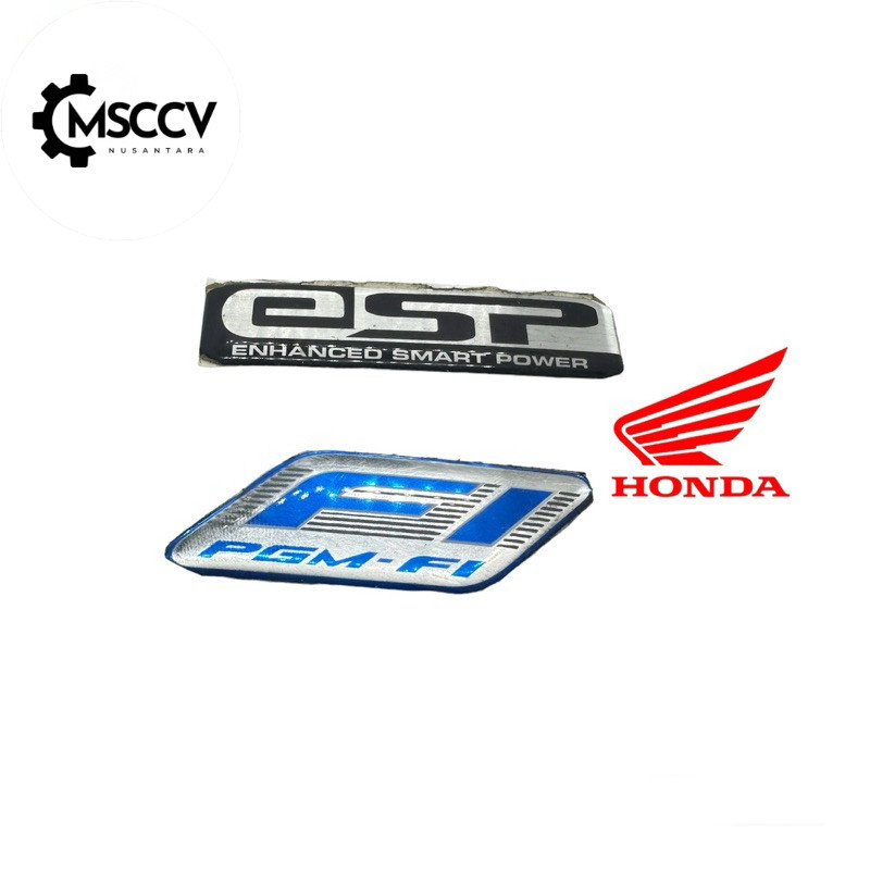 EMBLEM STIKER LOGO ORIGINAL HONDA TIMBUL