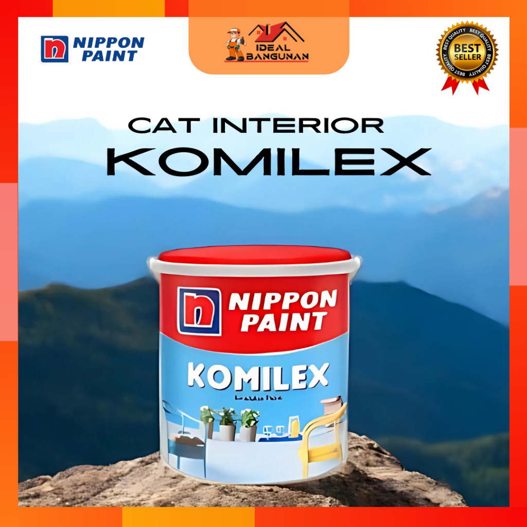 GT65R [READY] CAT TEMBOK KOMILEX 4,5 KG | CAT NIPPON PAINT | CAT TEMBOK INTERIOR | CAT | PAINT | CAT