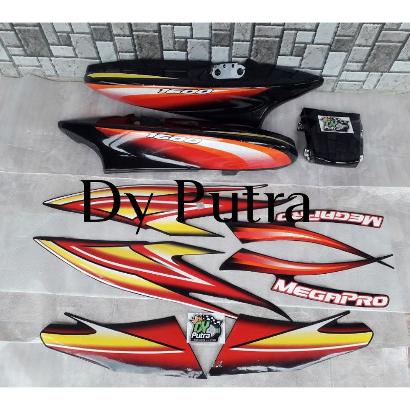 Cover Body Body Belakang Honda Megapro Lama Megapro Hiu Set Stripping 2005 Kualitas Bagus