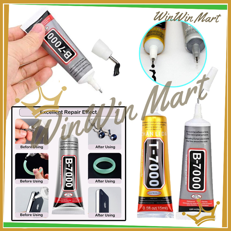 

15ml Lem Casing Hitam Serbaguna/Lem Lcd Touchscreen/Lem T7000 Hitam/Perekat Layar Sentuh