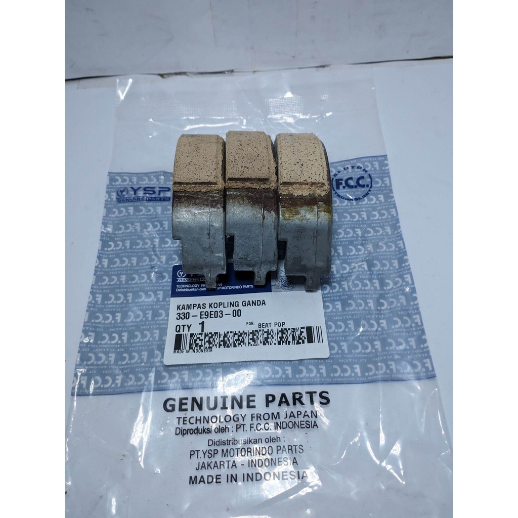 Kampas Ganda Otomatis Only Kampas Kopling Otomatis FCC Honda Beat Pop, Beat Fi Esp K44