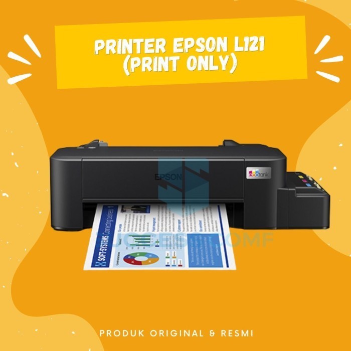 Original Printer Epson L121 L 121 Print Only Garansi Resmi