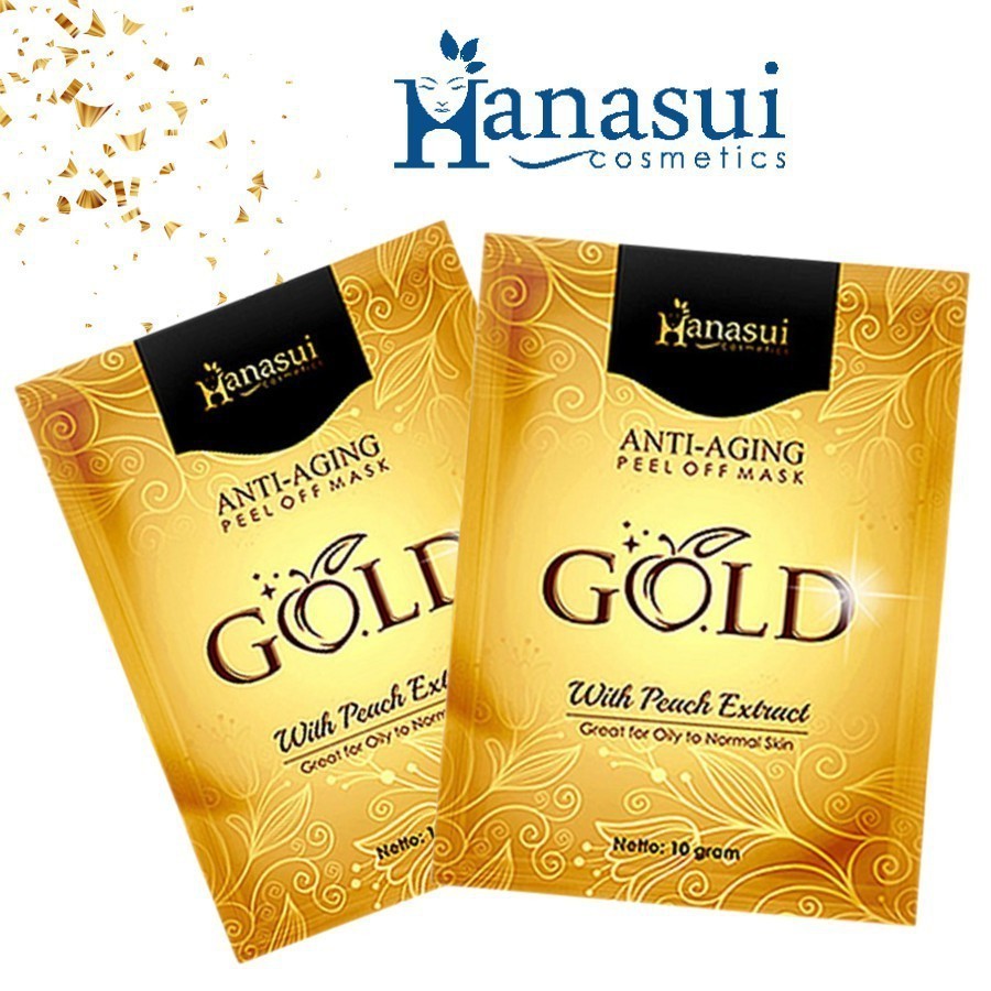 NATURGO MASKER GOLD HANASUI  / MASKER NATURGO GOLD ANTI AGING